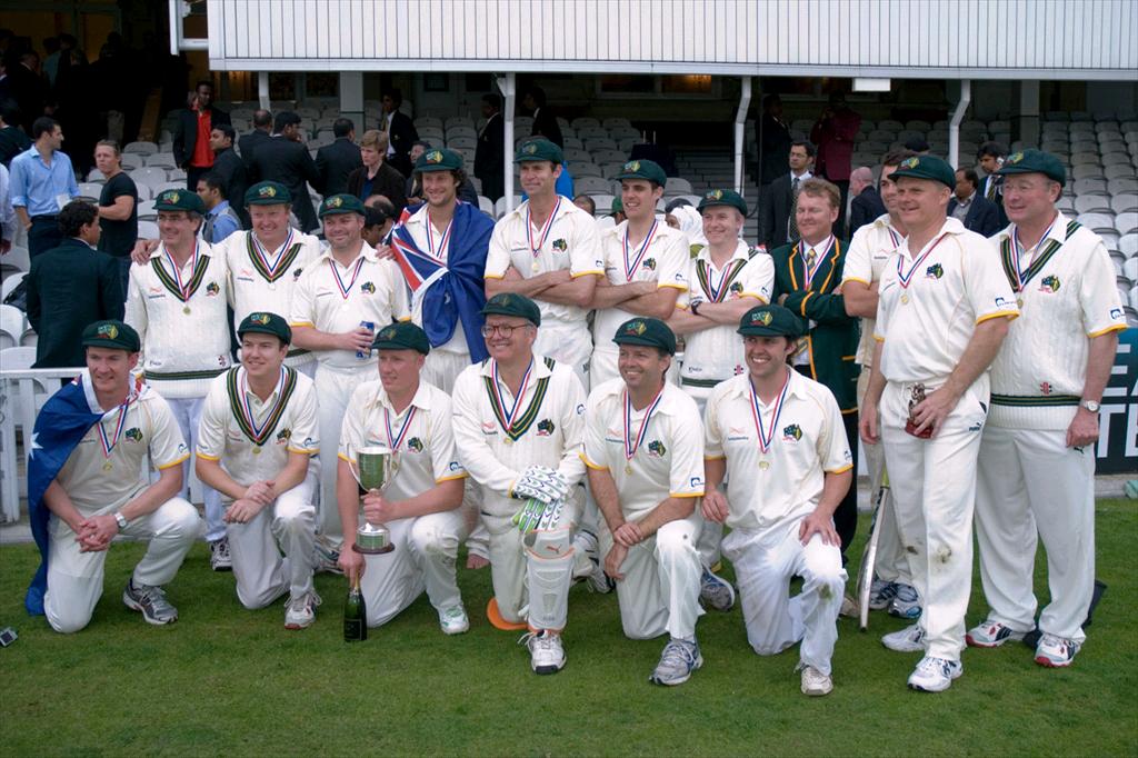 The ALCC cricket team at The Oval in 2009