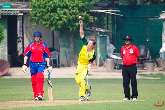 Cricket players from the council’s India tour archive
